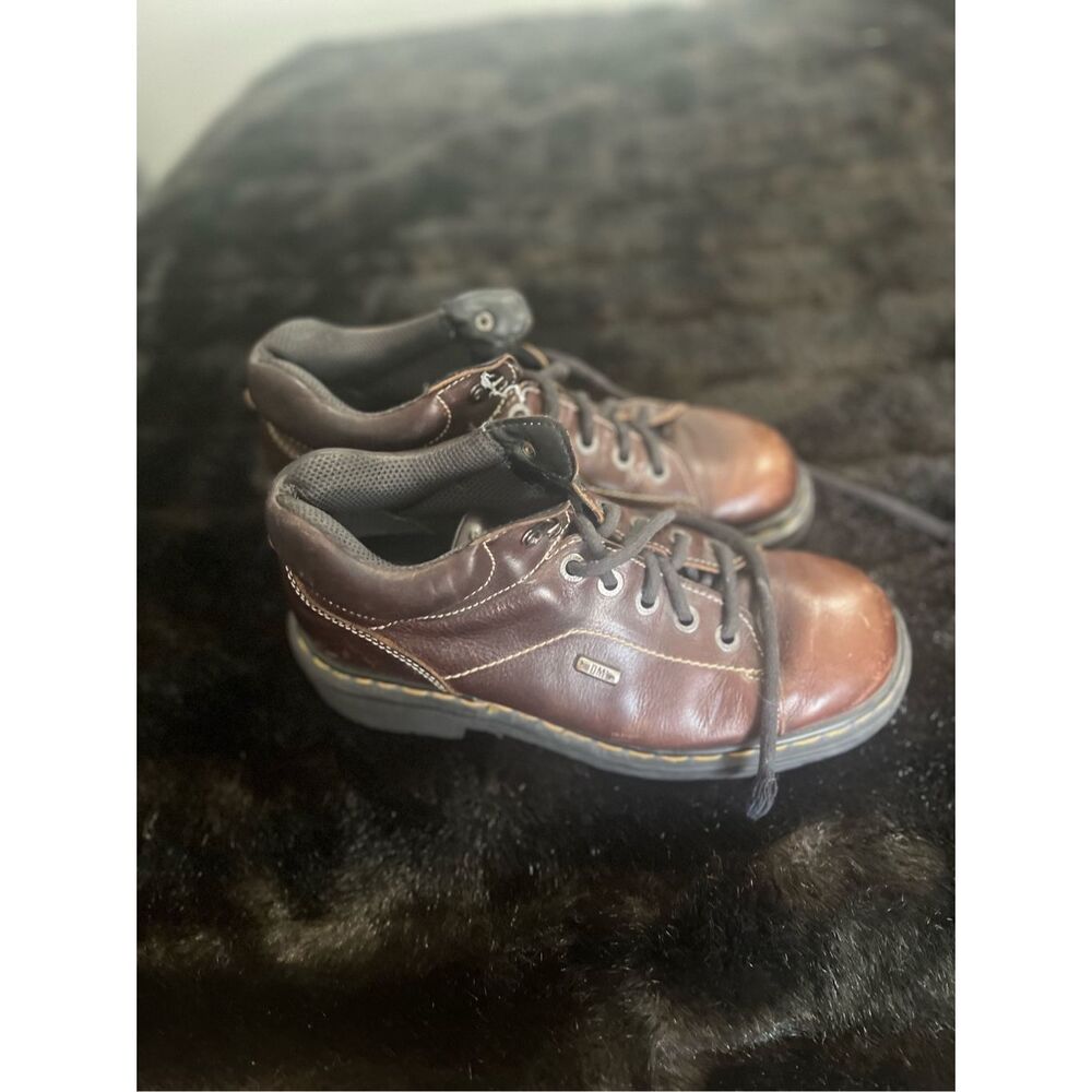 Red wing steel toe toed boots work Sz 9 D vintage